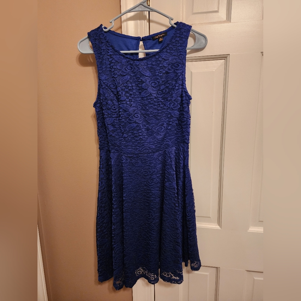 City Triangles Blue Dress Size M